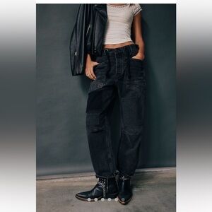 We The Free Moxie Pull-On Barrel Jeans